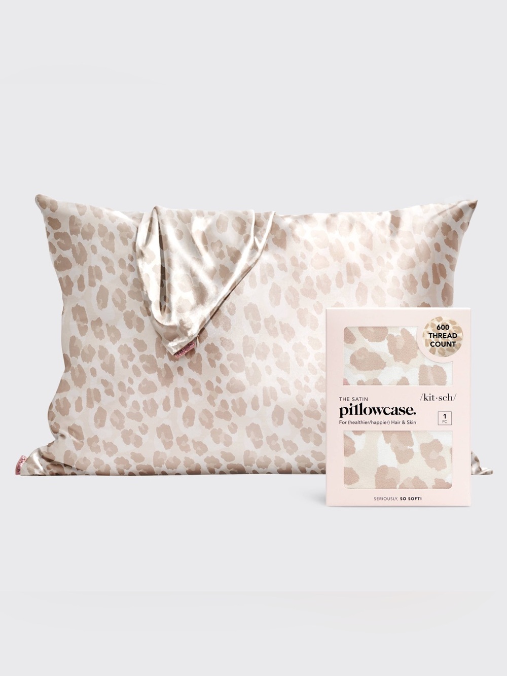 Leopard Standard Satin Pillowcase